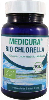 Chlorella in compresse BIO da succhiare 60 g (150 pezzi) MEDICURA